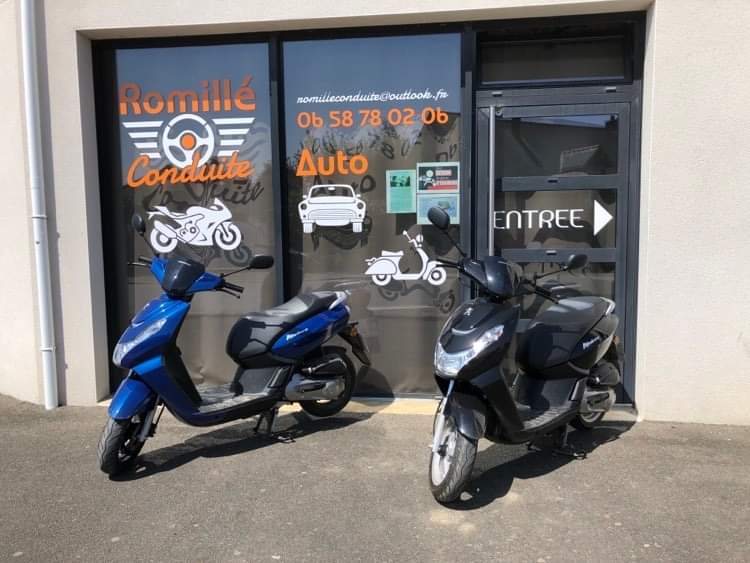 Motos de Romille Conduite