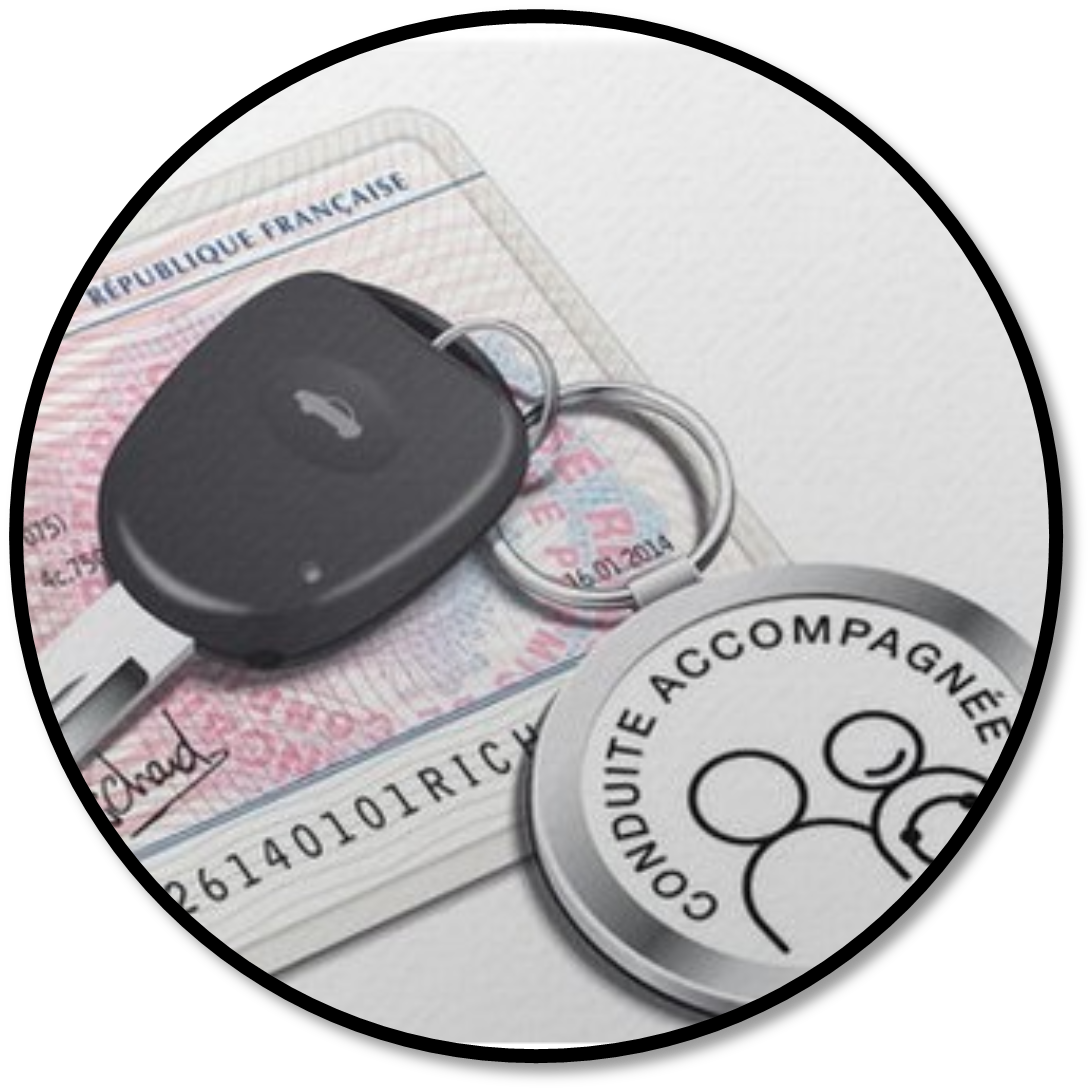 Permis en conduite accompagnée Image conduite accompagnée
